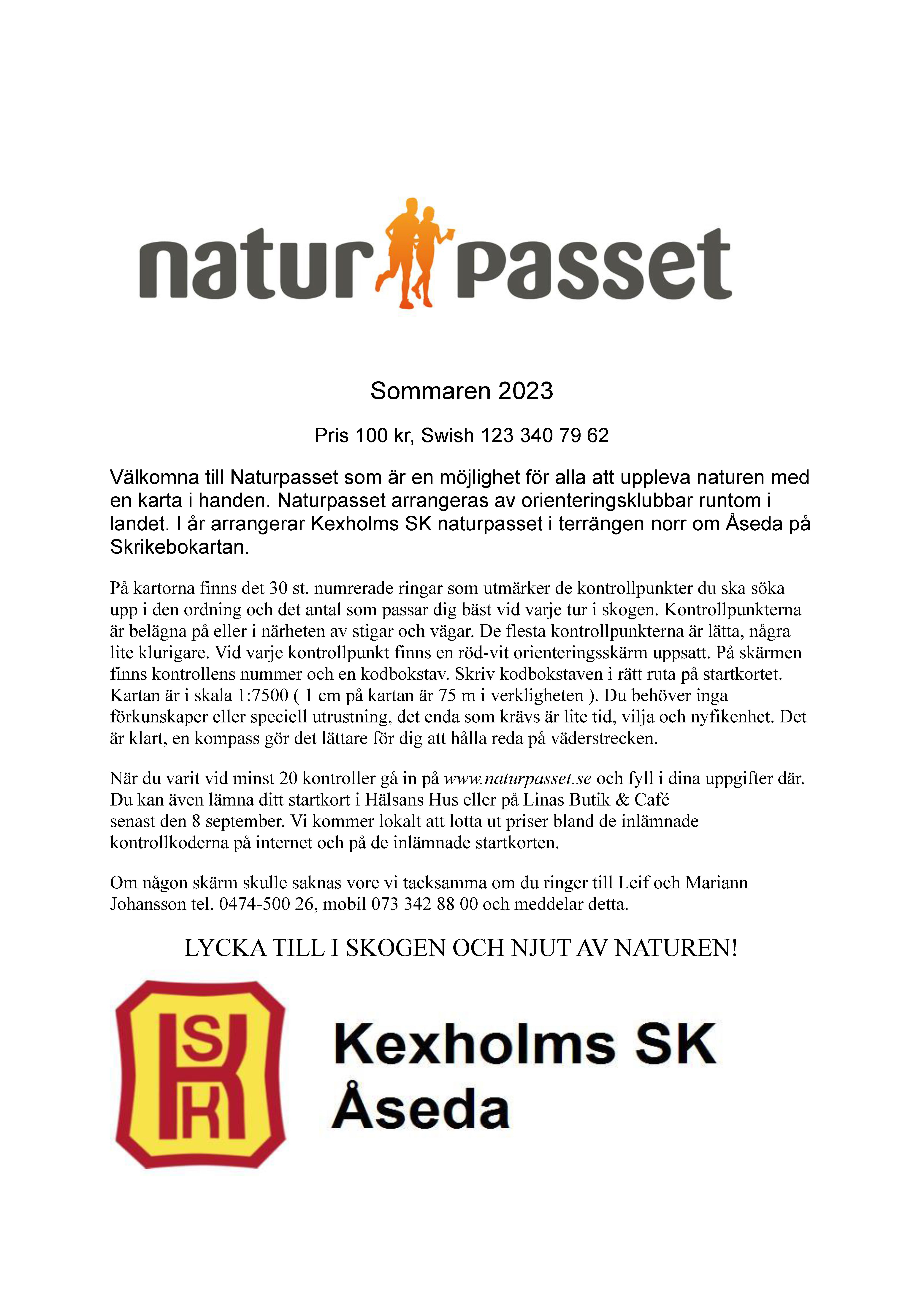 Naturpass info