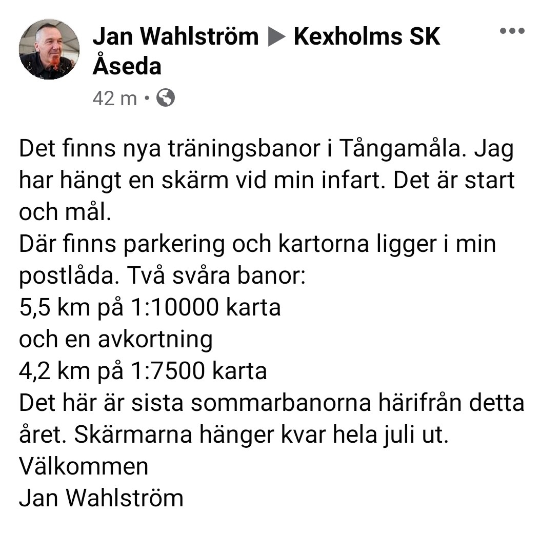 image: Träning i Tångamåla